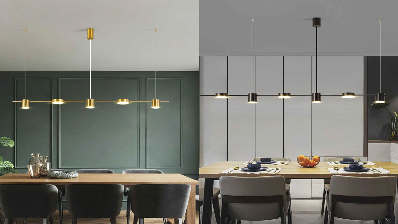 Multi-licht lineaire dimbare kroonluchter